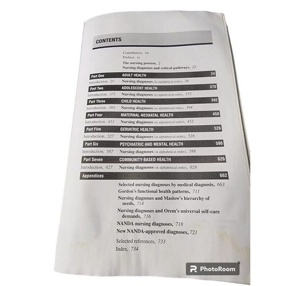 Nursing Diagnosis Reference Manual by Cynthia M. Taylor and Sheila M. Sparks... - Picture 6 of 6